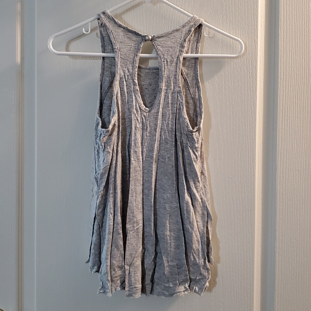 Threads Studio Gray Moon Flower Tank Top - Picture 3 of 4
